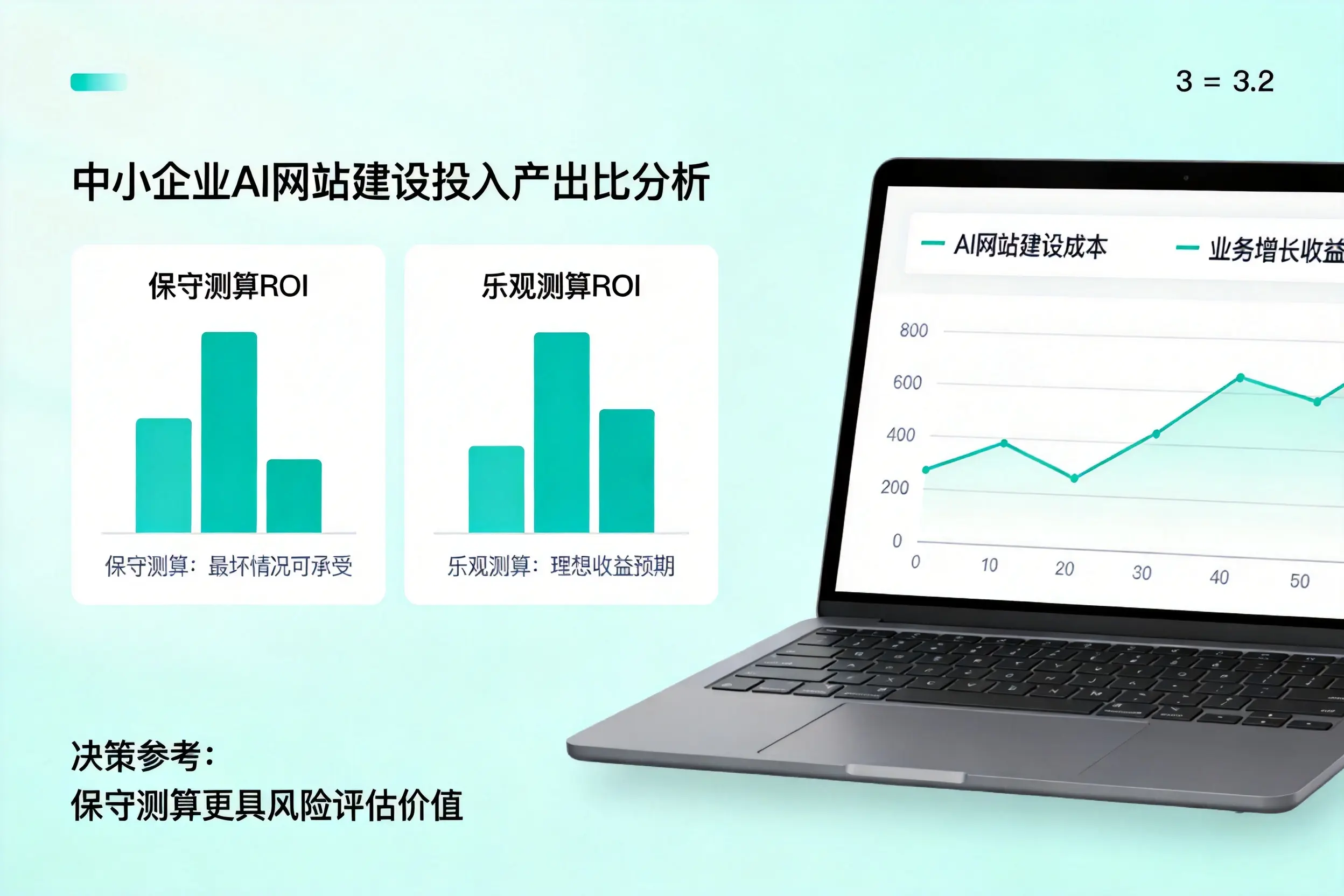 德阳中小企业AI网站建设投入产出比怎么算?先看这份分析