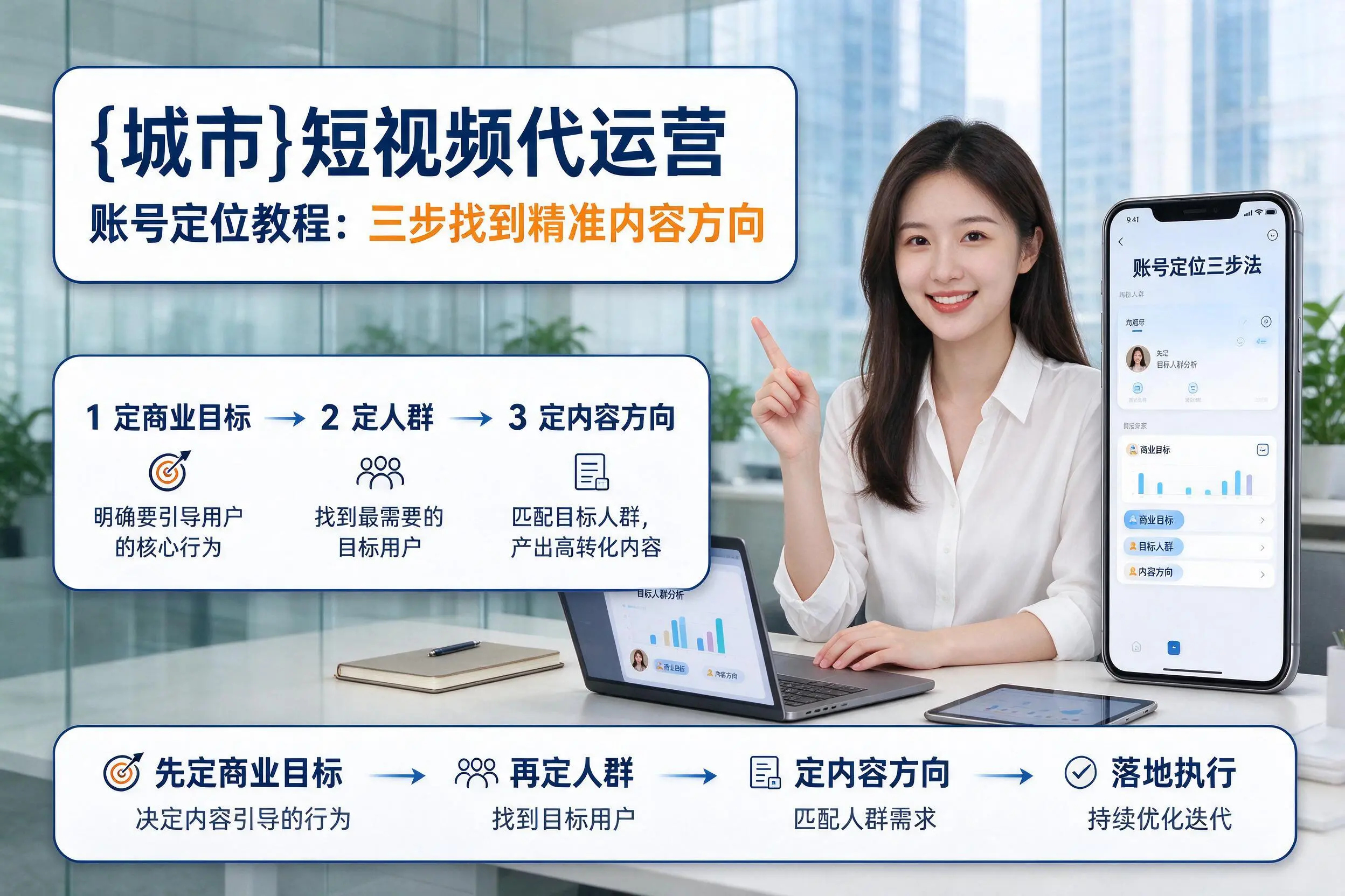 德阳短视频代运营账号定位教程：三步找到精准内容方向